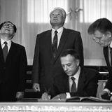 Boris Jelzin und Jiang Zemin