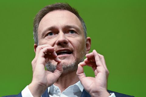 Christian Lindner, Vorsitzender der FDP und Bundesfinanzminister
