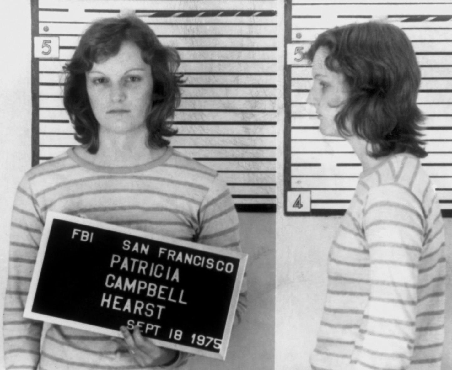 Polizeifoto von Patty Hearst