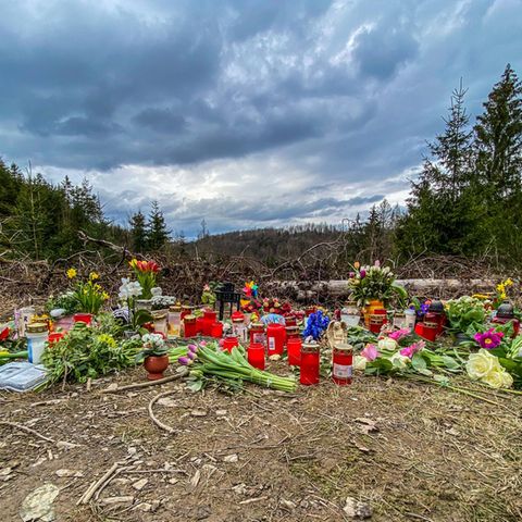 Blumen am Fundort von Luises Leiche