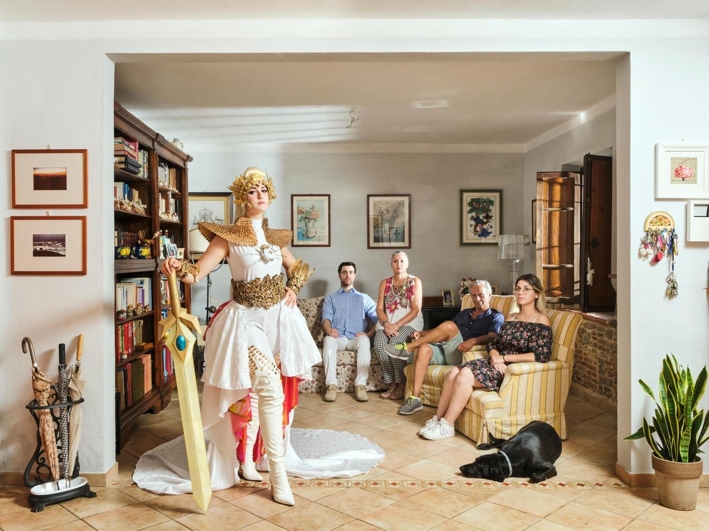 Gestatten, She-Ra aus der Animationsserie "She-Ra and the Princesses of Power". Bürgerlich: Rachele, 28, Pharmazeutin aus Pescia, umringt von ihrer Familie