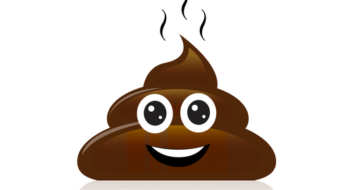 Ein Kackhaufen-Emoji