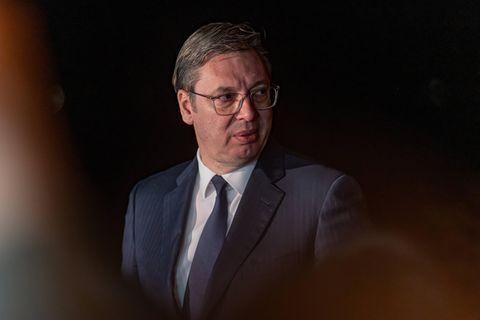 Serbiens Präsident Aleksandar Vučić im Profil