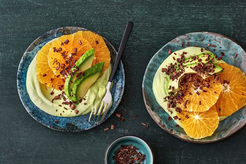 Avocadocreme mit Orange