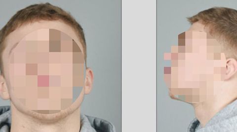Fahndungsbild von Yevgeni A., dem mutmaßlichen Messerstecher vom Münsteraner Volksfest Send
