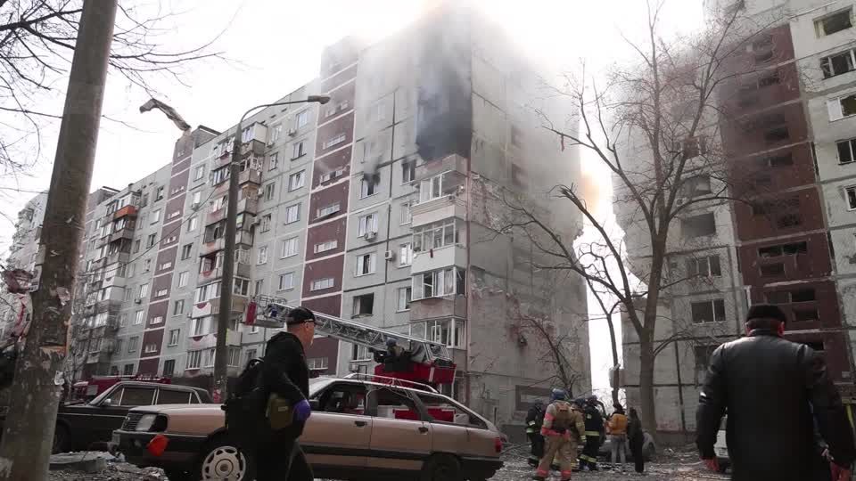 Video: Mehrere Tote bei russischen Angriffen