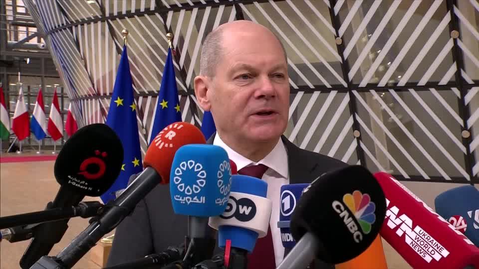 Video: Brüssel: Scholz sieht Einigung beim Verbrenner-Aus auf gutem Weg