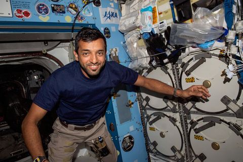 Astronaut Sultan Al Neyadi auf der ISS.