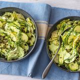 Zucchini-Birnen-Salat