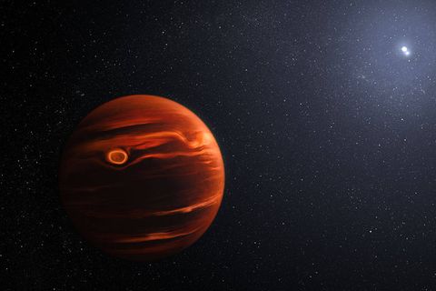 Sandsturm auf dem Exoplanet
