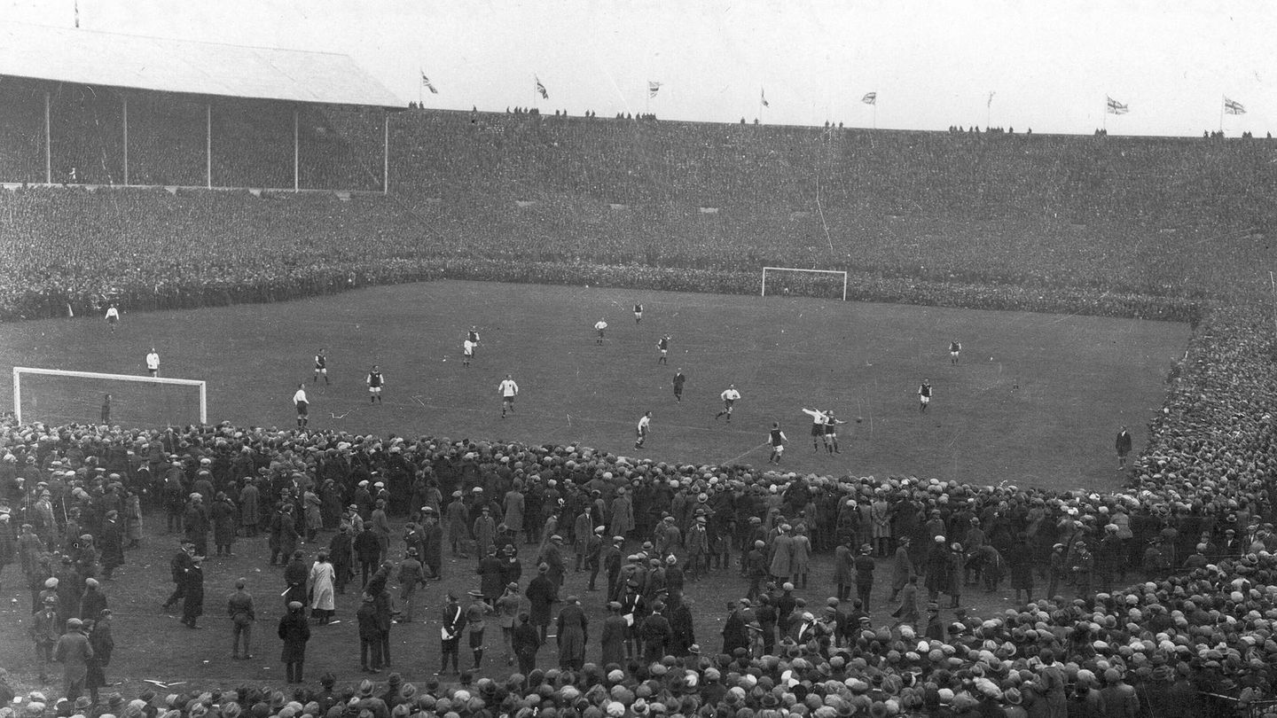 28. April 1923: Das erste Fußballspiel Erstes Fußballspiel in Wembley
