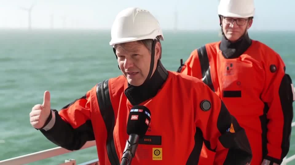 Video: Habeck: Nordsee-Windparks schaffen langfristig eine Kapazität von 270 Gigawatt