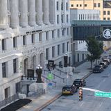 Außenansicht des Gerichtsgebäudes im Zentrum von Atlanta