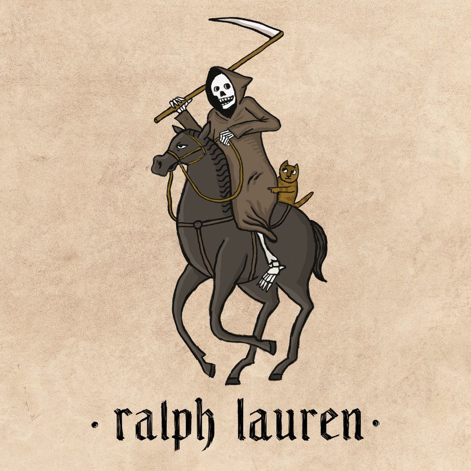 Ralph Lauren-Logo im Mittelalter-Design
