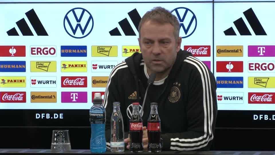 Video: Hansi Flick auf DFB-PK: Möchte aus Respekt vor Julian Nagelsmann jetzt nichts dazu sagen