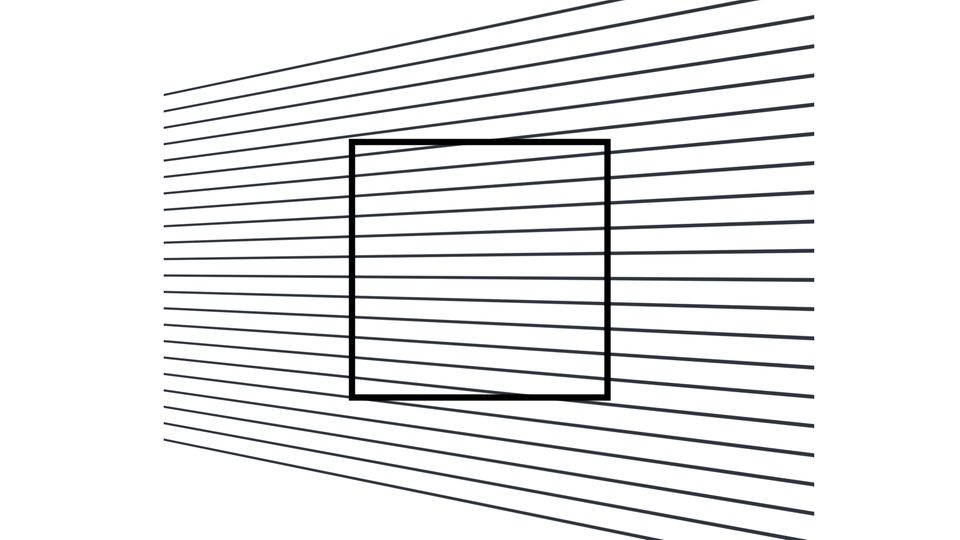 Illusion: Optische Täuschung: Welche Form sehen Sie?