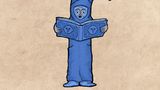 Facebook-Logo im Mittelalter-Design