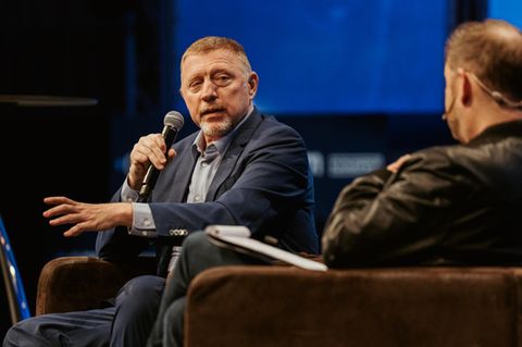 Boris Becker auf dem Cloudfest im Europaprk