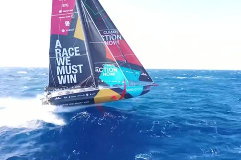 Video: Ocean Race: Team Malizia in Führung vor Kap Hoorn