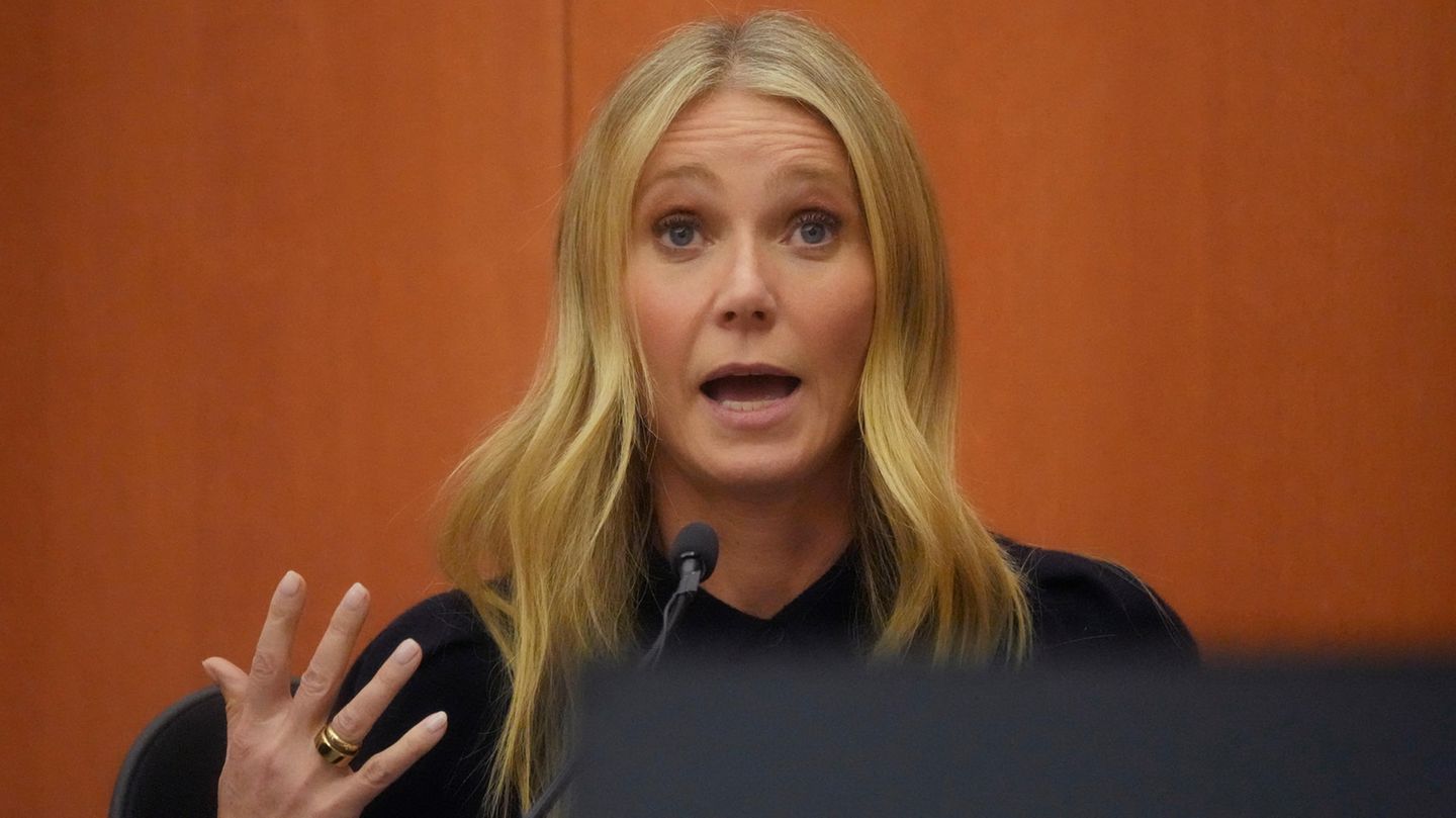 Gwyneth Paltrow bei ihrer Aussage vor dem Gericht in Park City, Utah