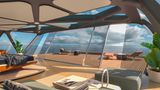 Pegasus Jacht Sonnendeck