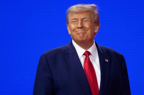 Donald Trump beim Auftritt bei der CPAC im März