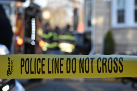 Absperrband der Polizei in den USA als Symbolfoto