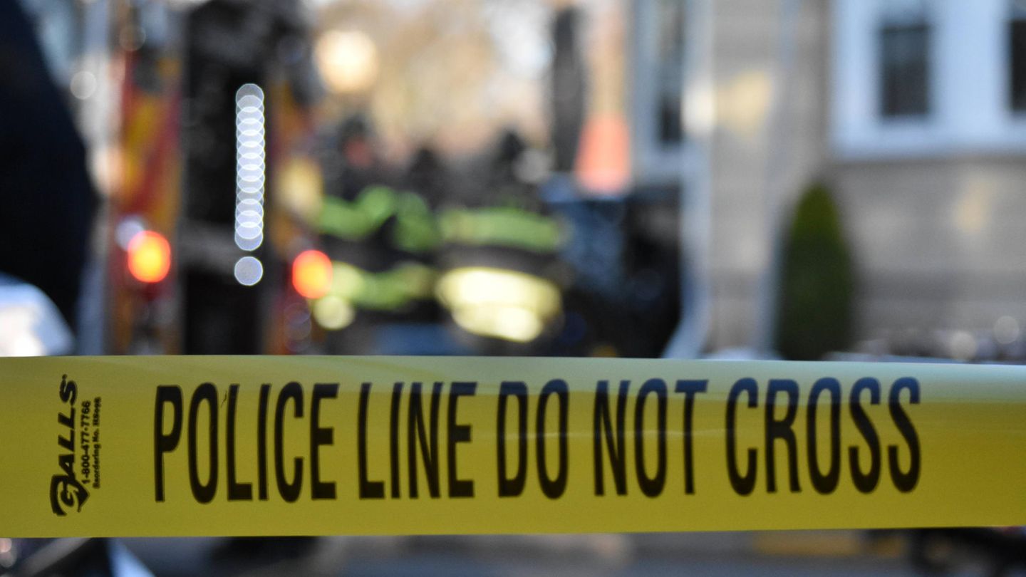 Absperrband der Polizei in den USA als Symbolfoto