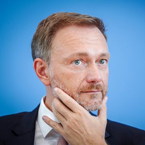 Symbolfoto für E-Fuels: Christian Lindner, Bundesvorsitzender der FPD, Bundesminister der Finanzen