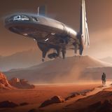 Man braucht nur einen Zugang zum Chat-Dienst „Discord“. Dort kann man im Midjourney-Kanal mit wenigen Worten seine eigene Marsmission starten.