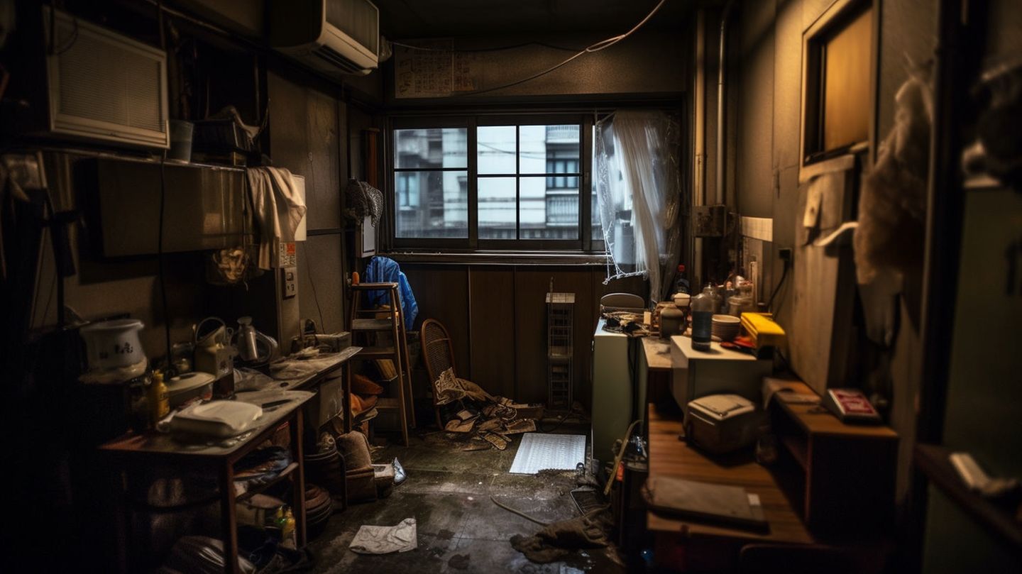 KI-Bilder: Woher weiss die Ki eigentlich, wie unordentliche Zimmer in einem Vorort von Tokio aussehen? Sie wurde mit mehreren Milliarden Bildern trainiert, zum Beispiel auch auch der öffentlichen Datenbank Laion. Unter den mehr als sechs Milliarden Bildern wird sicher das ein oder andere unaufgeräumte Zimmer dabei gewesen sein. Woher weiss die Ki eigentlich, wie unordentliche Zimmer in einem Vorort von Tokio aussehen? Sie wurde mit mehreren Milliarden Bildern trainiert, zum Beispiel auch auch der öffentlichen Datenbank Laion. Unter den mehr als sechs Milliarden Bildern wird sicher das ein oder andere unaufgeräumte Zimmer dabei gewesen sein.