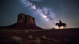 Cowboy im Monument Valley