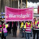 Warnstreik in Deutschland