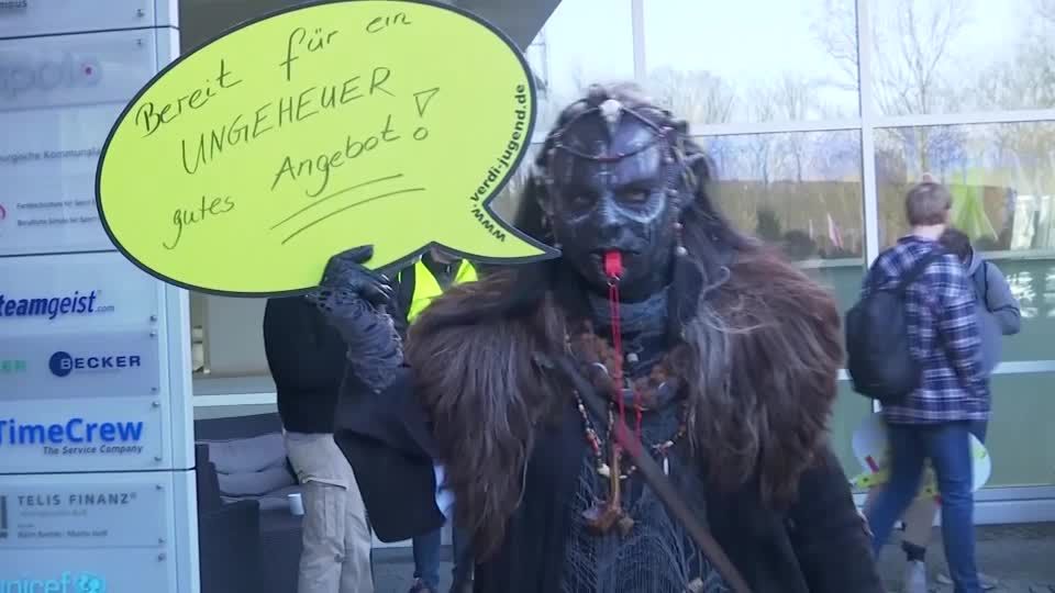 Video: Schwierige Tarifverhandlungen in Potsdam