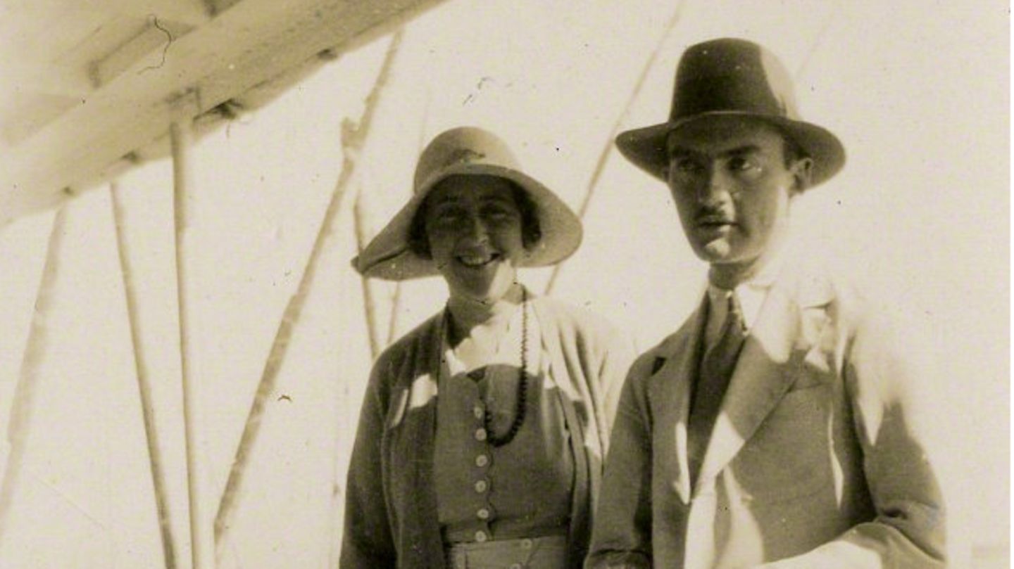 Autorin Agatha Christie im Jahr 1931 mit ihrem zweiten Ehemann, Max Mallowan