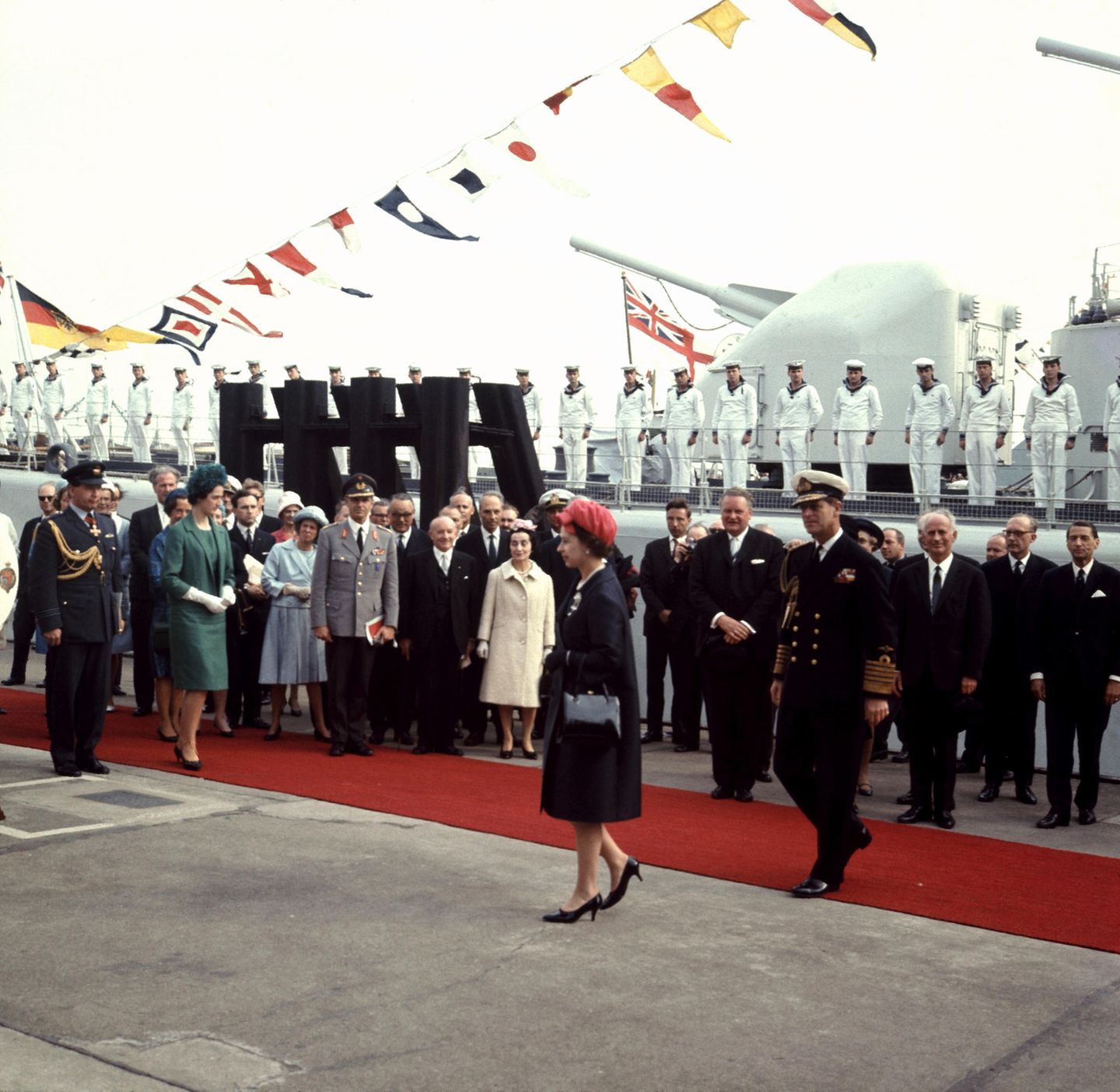 Queen Elizabeth II. in Hamburg