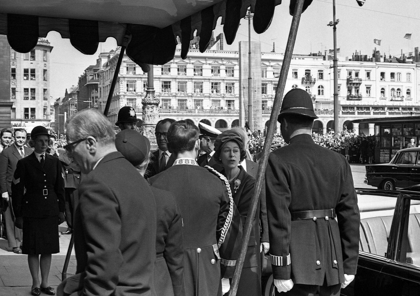 Queen Elizabeth II. in Hamburg