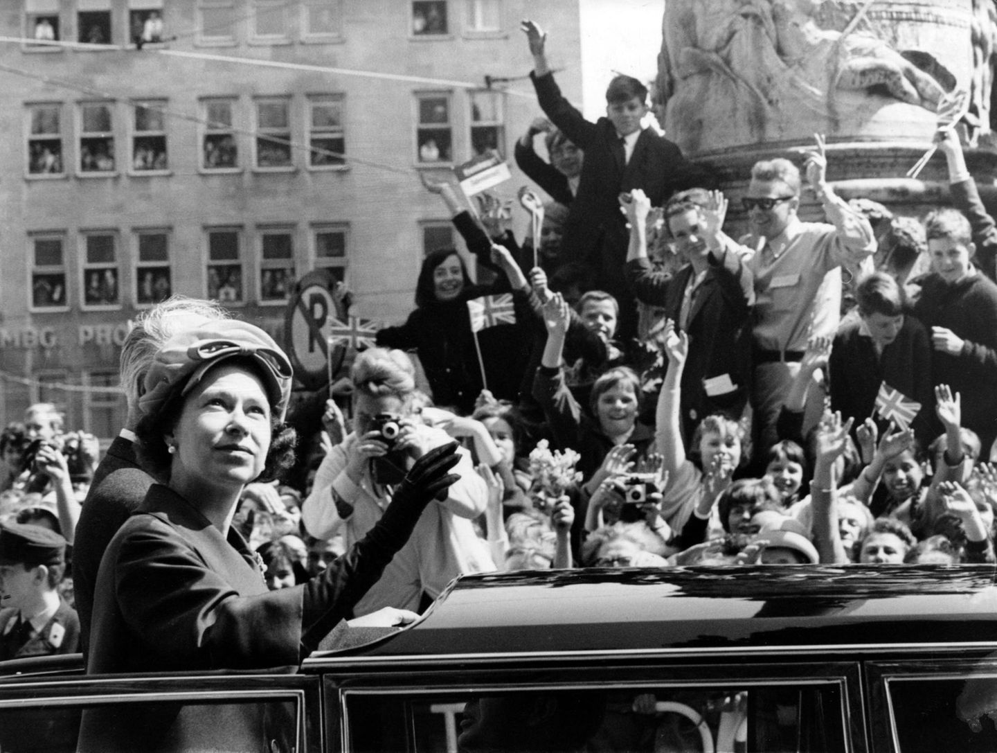 Queen Elizabeth II. in Hamburg