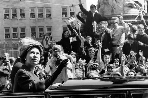 Queen Elizabeth II. in Hamburg