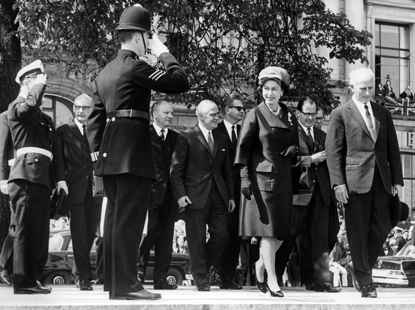 Queen Elizabeth II. in Hamburg
