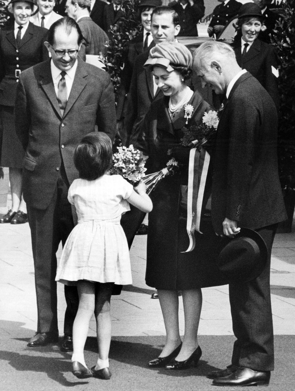 Queen Elizabeth II. in Hamburg Queen Elizabeth II. in Hamburg