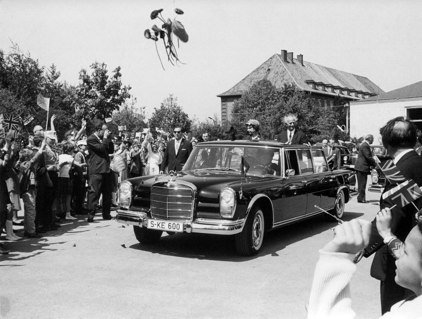 Queen Elizabeth II. in Hamburg