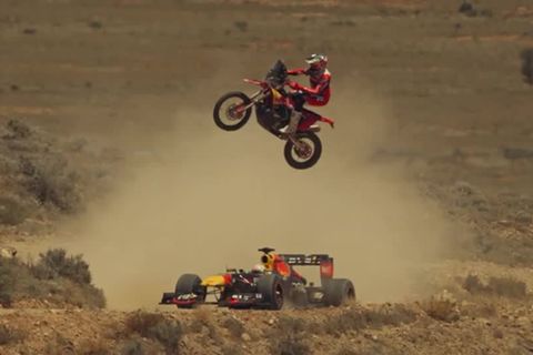 Video: Viel Action mit Formel-1-Fahrer Daniel Ricciardo