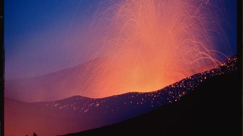 Ein magischer Ort: Der Stromboli ragt seit etwa 40.000 Jahren aus dem Meer