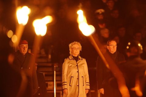 Großer Zapfenstreich für die ehemalige Verteidigungsministerin Christine Lambrecht