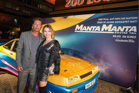 Til Schweiger und Tina Ruland beim Screening von "Manta Manta Zwoter Teil" im Zoo Palast Berlin