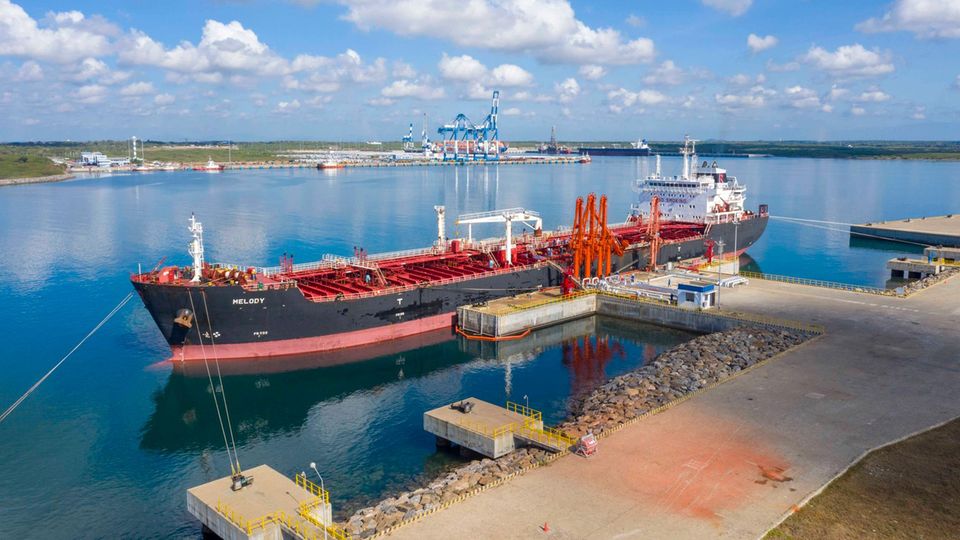 Der Hafen von Hambantota in Sri Lanka. Auch ihn hat China gekauft