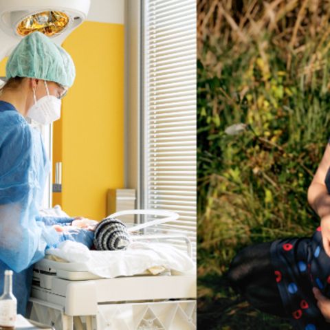 In der Klinik gibt es eine Rundumbetreuung, Julia Hamer, 39, in der 37. Woche will ihr Kind dennoch auf dem Geburtshof zur Welt bringen