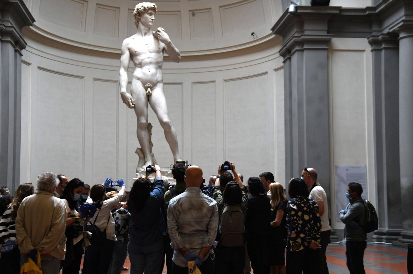 Der "David" von Michelangelo Buonarroti ist zwischen 1501 und 1504 in Florenz entstanden und gilt als die bekannteste Skulptur der Kunstgeschichte. Außer für Schulkinder in Florida.
