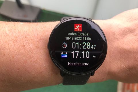 Polar Ignite 3: Trainingsauswertung auf dem Display